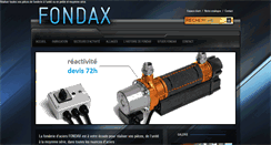 Desktop Screenshot of fondax-sarl.fr